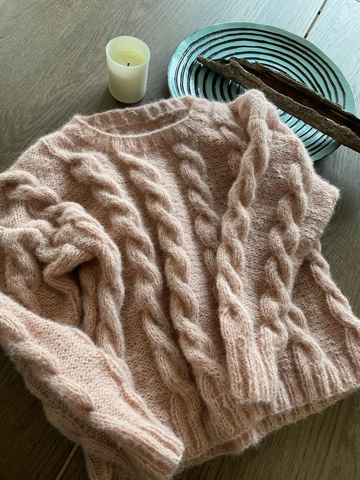 Pullover Zopfmuster